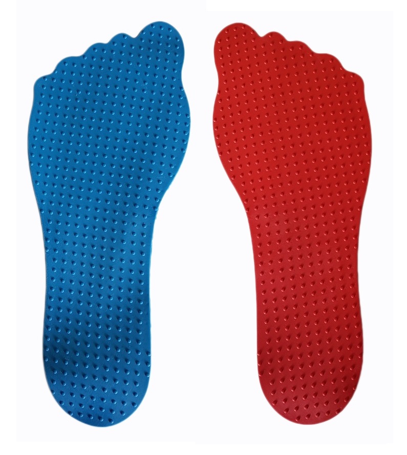 Znacznik płaski stopy 22×9 cm 2 szt. Get Spart niebiesko-czerwony