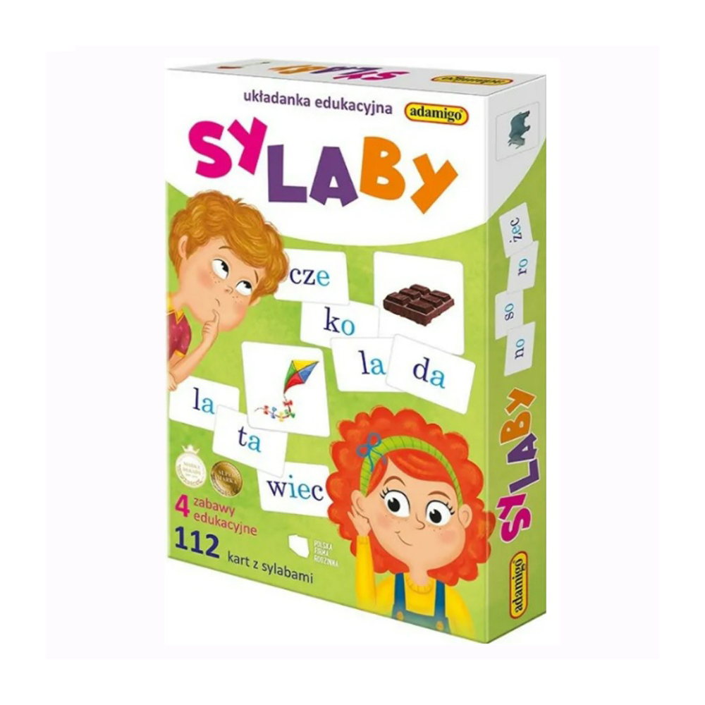 Sylaby - układanka edukacyjna