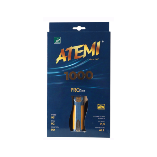Rakieta do tenisa stołowego Atemi 1000 Pro anatomical