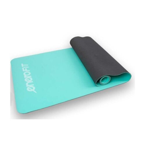 Mata fitness TPE 183x61x4 mm Enero Fit miętowo-szary