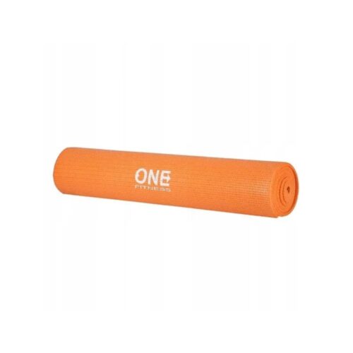 Mata do jogi One Fitness YM02 6 mm pomarańczowy