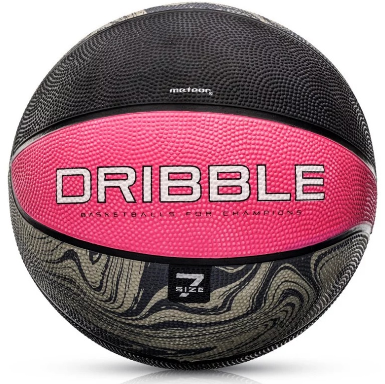 Piłka koszykowa Dribble Meteor 7 różowy