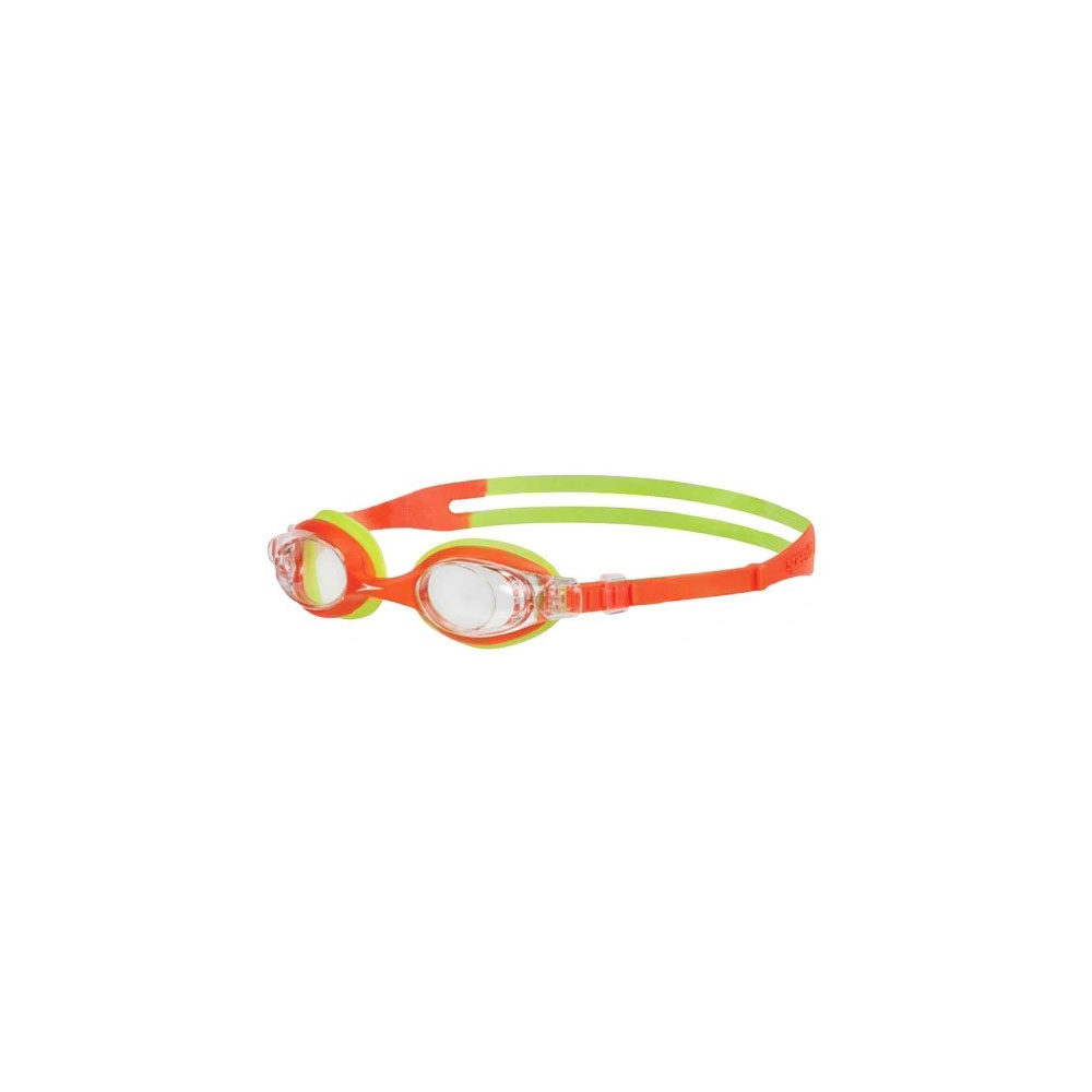 Okulary Speedo Junior Skoogle Flexifit  pomarańczowo-zielone
