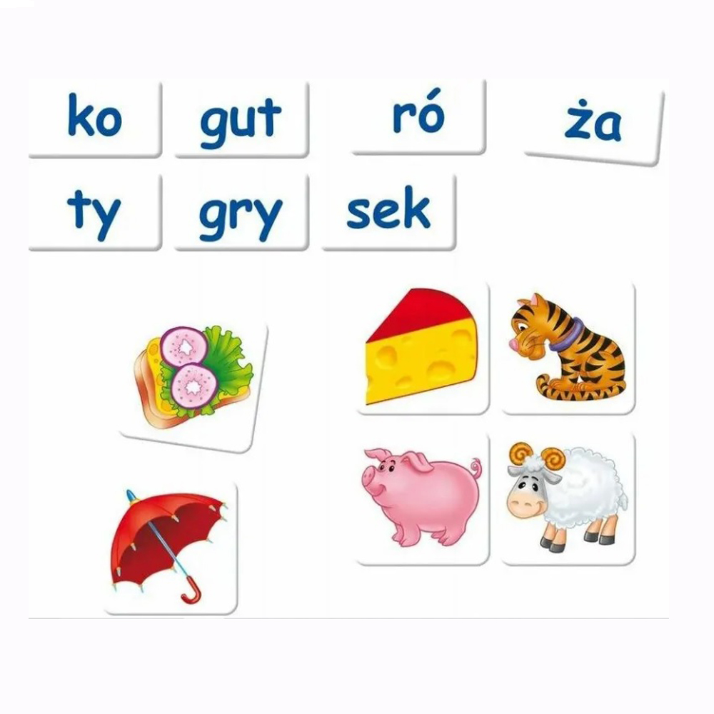 Sylaby - układanka edukacyjna - obrazek 2