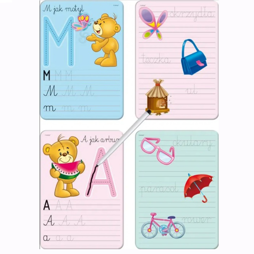 Piszę i zmazuję literki - zabawa edukacyjna - obrazek 2
