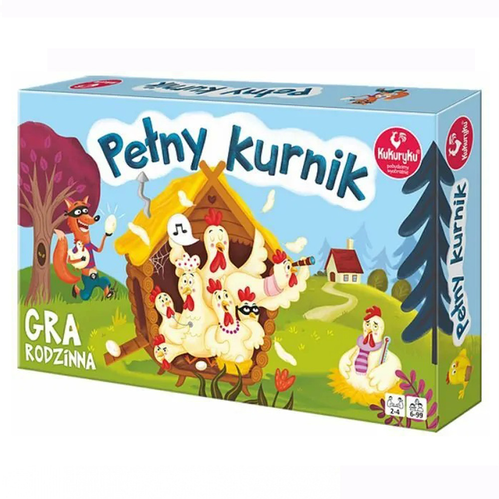 Pełny Kurnik - gra planszowa "Kukuryku"