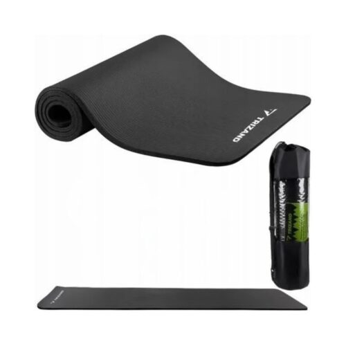 Mata fitness 180x60 Trizand 21851 10 mm czarny