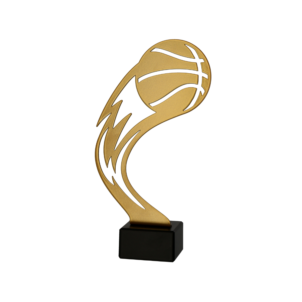 Trofeum metalowe z marmurową podstawą - koszykówka - ML-BAS