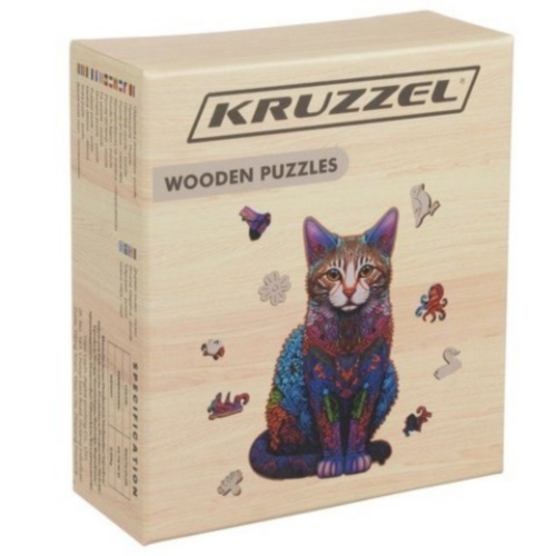 Układanka drewniana-puzzle Kruzzel 22878