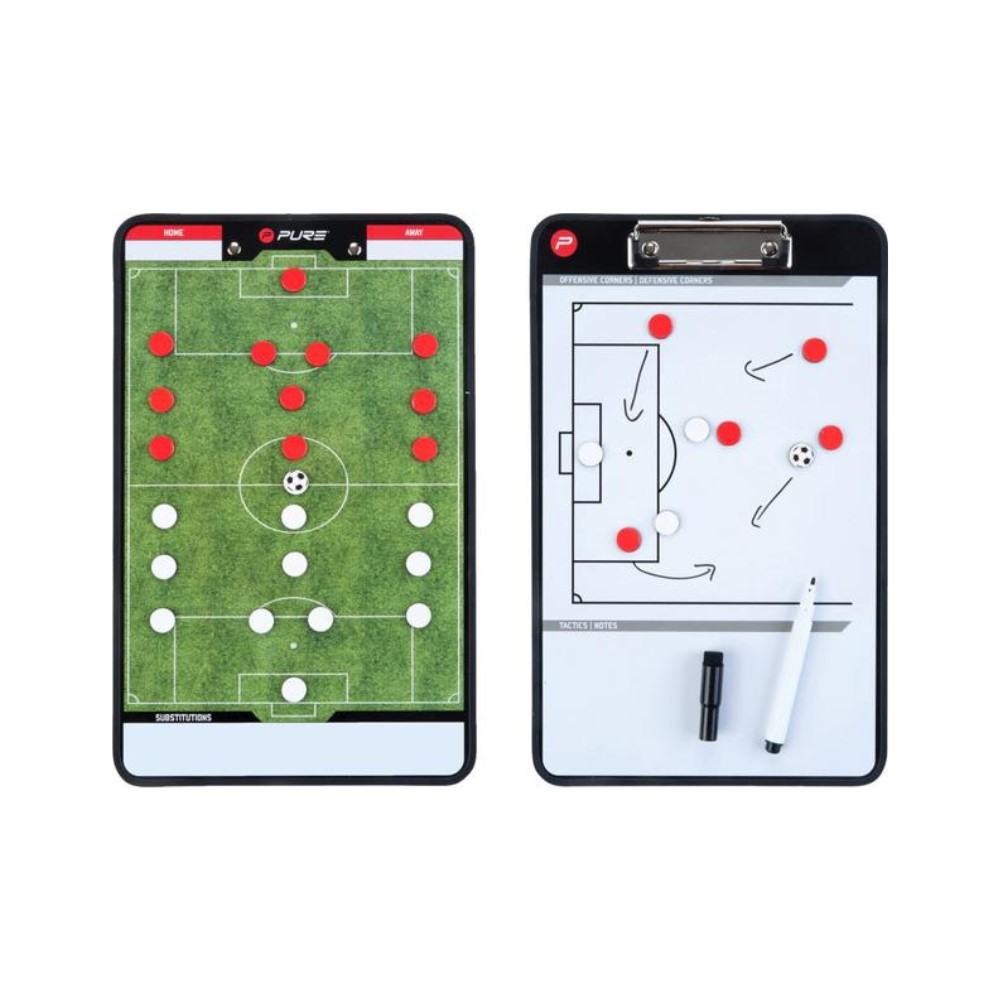 Tablica taktyczna do piłki nożnej dwustronna Pure 2 Improve 7006530