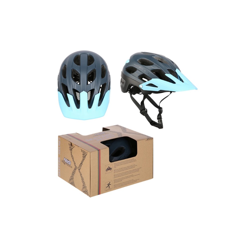 Kask Nils Extreme MTW208 M (53-58cm) granatowo-niebieski