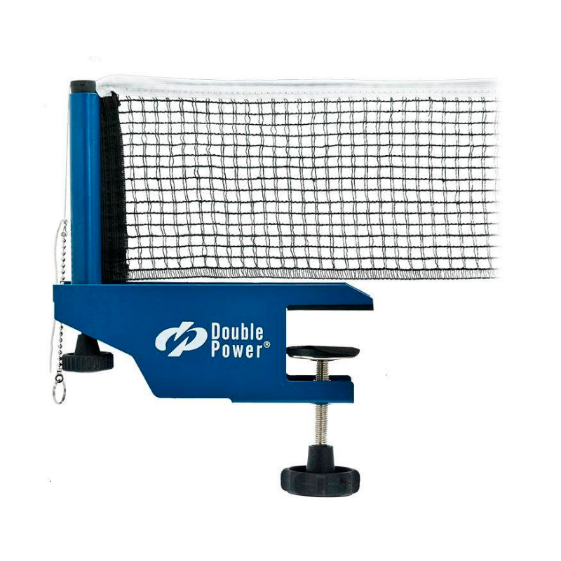 Uchwyt z siatką do tenisa stołowego przykręcany Double Power TT02005