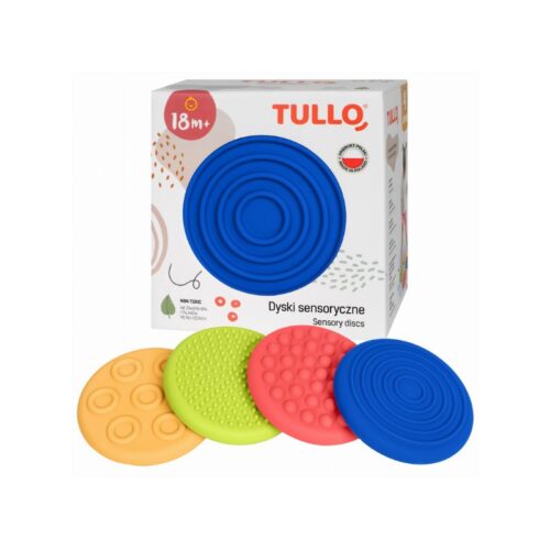 Dyski sensoryczne różne faktury Tullo art. 615 - 4 sztuki