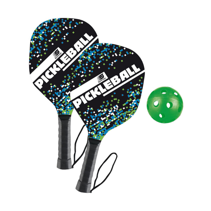 Zestaw do gry w Pickleball Funsport Sunflex 53507 (2 rakietki + 1 piłeczka)
