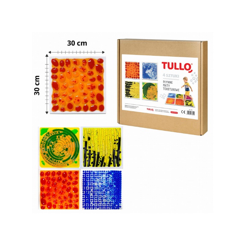 Ścieżka sensoryczna Tullo art. 701 - 4 elementy