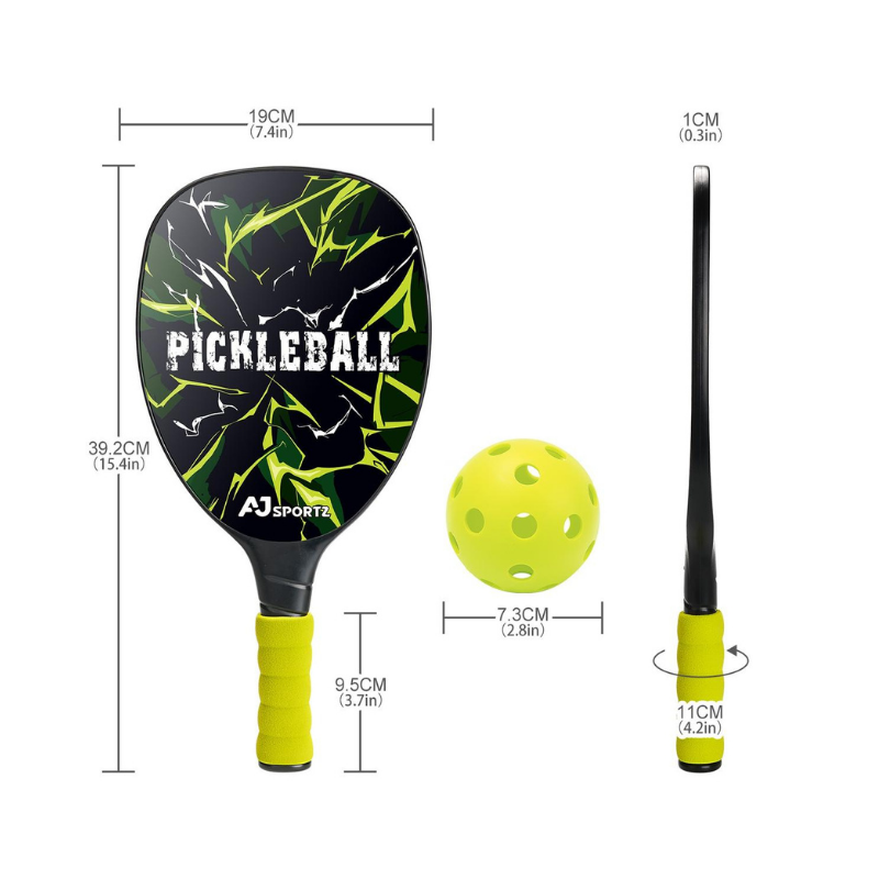 Zestaw do gry Pickleball Enero (2 rakietki + 1 piłeczka) - obrazek 3