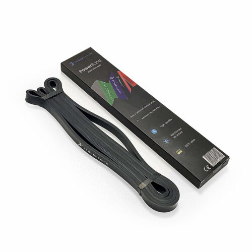 Guma oporowa fitness Power Band opór 16 kg 4YH 6498 czarny