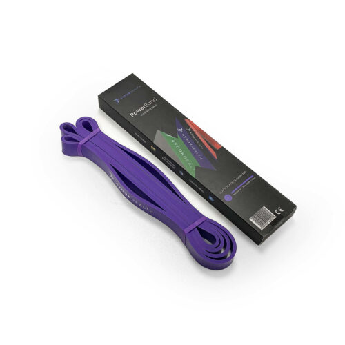Guma oporowa fitness Power Band opór 30 kg 4YH 6499 fioletowy
