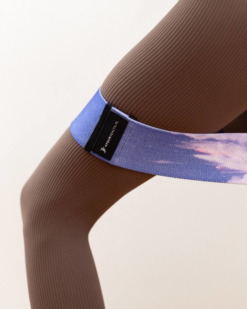 Taśma oporowa 4YH materiałowa HIP BAND 27 kg fioletowy - obrazek 8