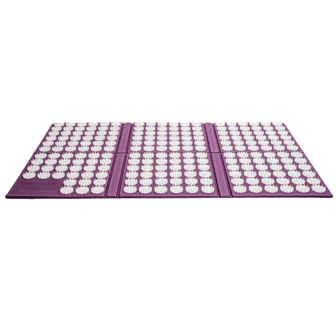 Mata do akupresury piankowa 4YH składana fioletowa 1253 - obrazek 2