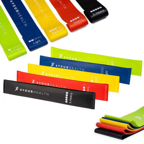 Zestaw 5 gum oporowych fitness mini band 4YH (kod 75) kolorowe
