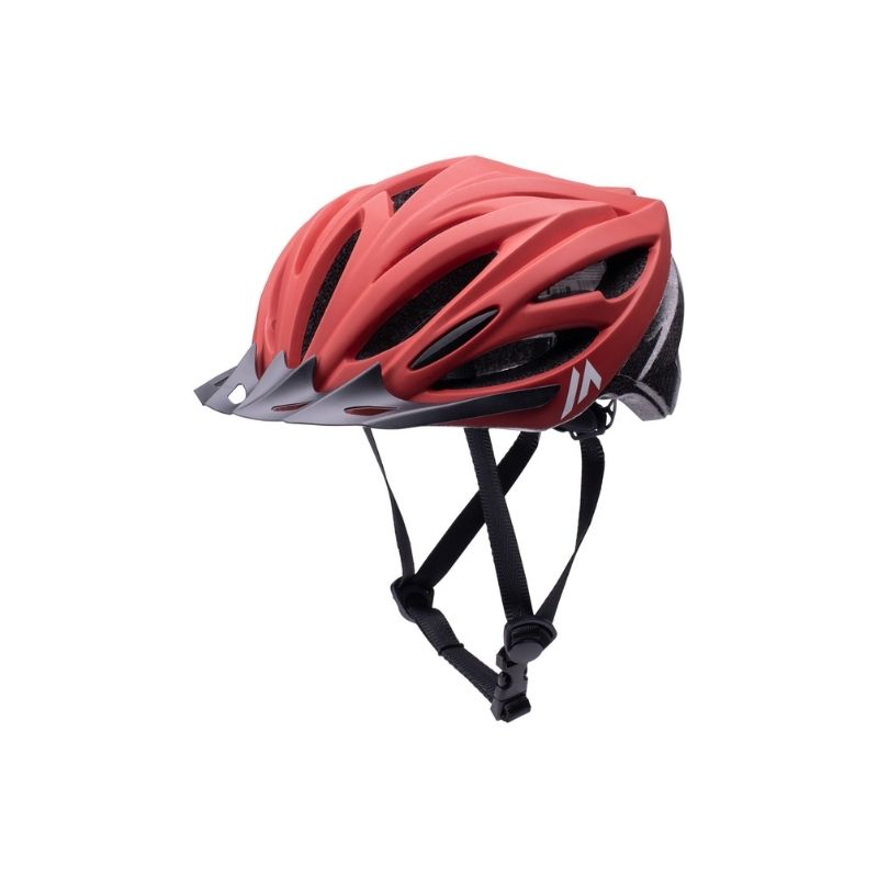 Kask rowerowy Martes Oleg L czarno-czerwony
