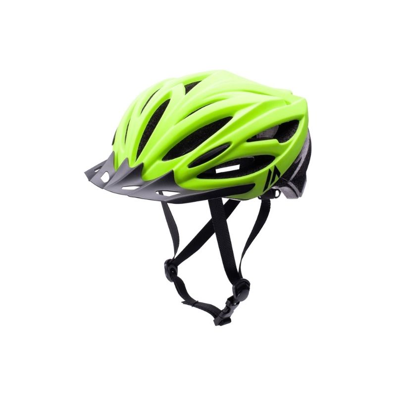 Kask rowerowy Martes Oleg M000272421 M czarno-limonkowy