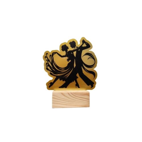 Statuetka plexi L-PAAK GOLD - Tańce