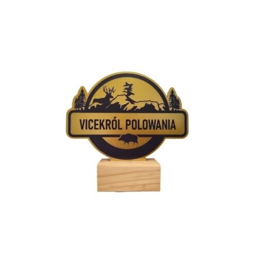 Statuetka plexi L-PAAK GOLD - Vicekról polowania
