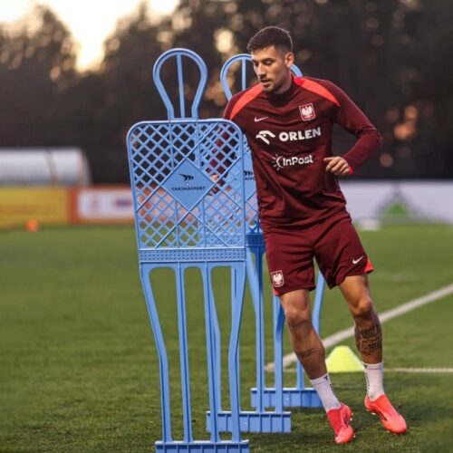 Mur piłkarski ELITE 180cm Niebieski