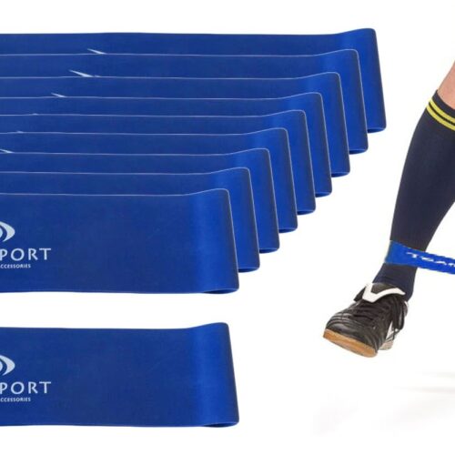 Guma fitness - zestaw 20 gum NIEBIESKIE duży opór
