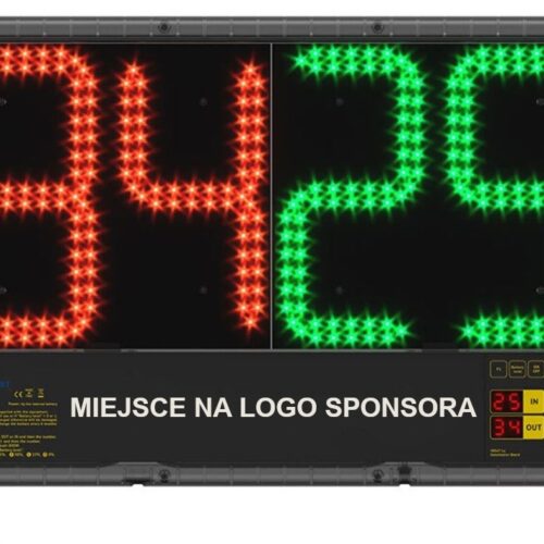 Elektroniczna tablica zmiany zawodników- dwustronna