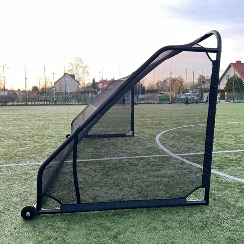 Bramka piłkarska GIZA 5m x 2m z kółkami jezdnymi