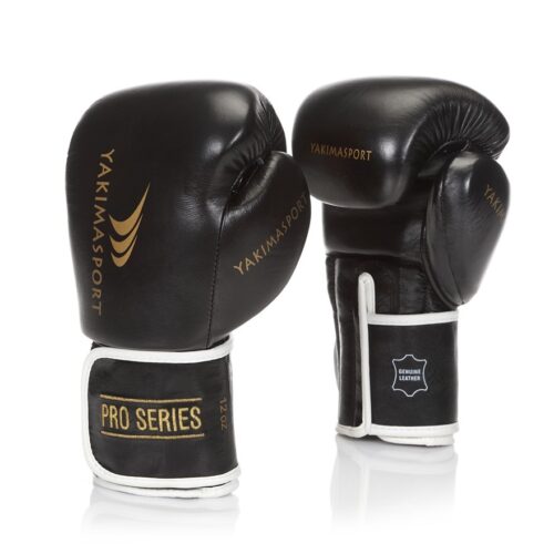 Rękawice bokserskie skórzane TIGER BLACK V 10 oz