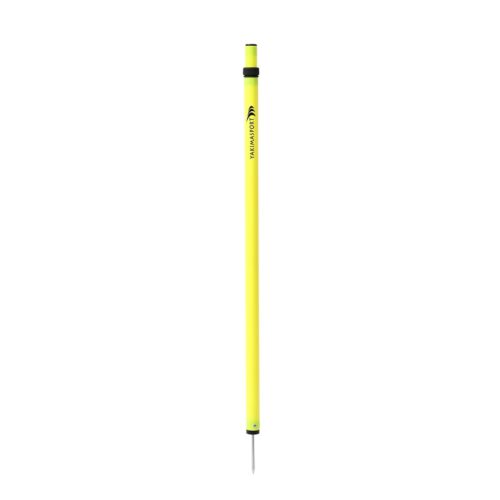 10x Tyczka treningowa i slalomowa 170cm - teleskopowa, składana tyczki Żółty