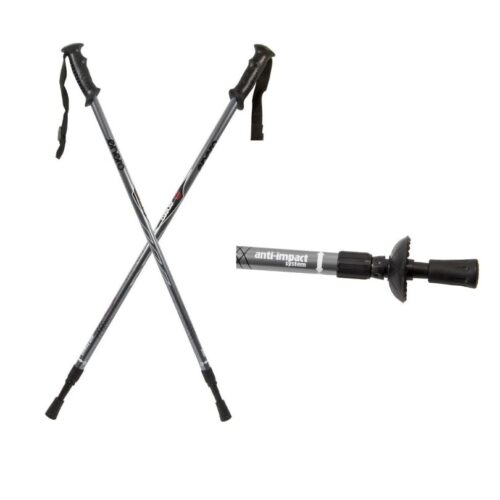 Kijki trekkingowe Enero Classic srebrne
