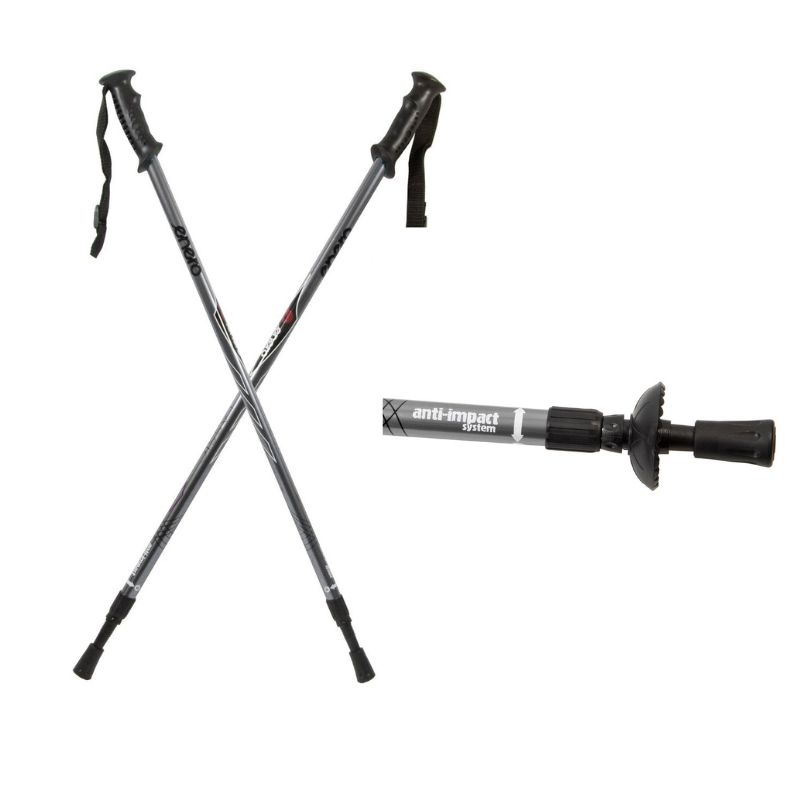 Kijki trekkingowe Enero Classic srebrne