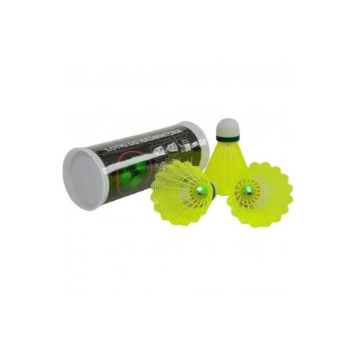 Lotki do badmintona nylonowe Enero led - 3 sztuki