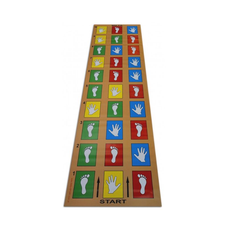 Mega gra podłogowa - 10 skoków 95x310 cm