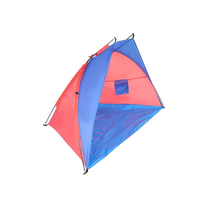 Namiot plażowy Enero Camp SUN 200x120x120cm niebiesko-czerwony