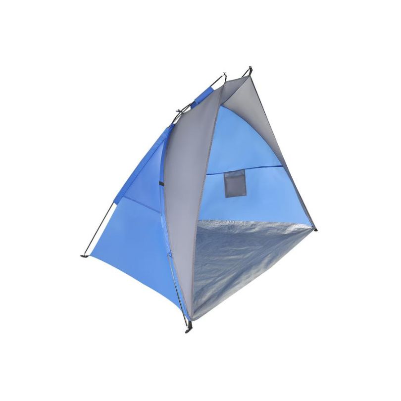 Namiot plażowy Enero Camp SUN 200x120x120cm szaro-niebieski