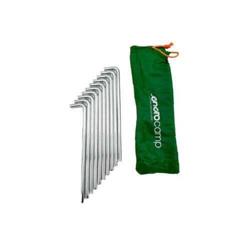 Szpilki do namiotu metalowe 20 cm - komplet 10 sztuk
