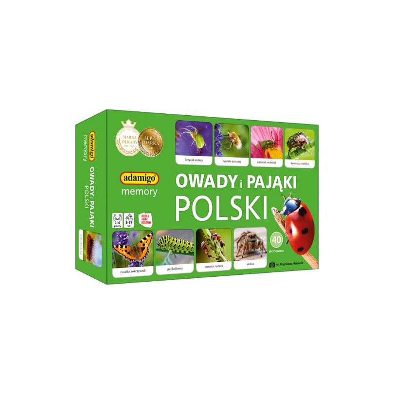 Owady i pająki - Memory - Adamigo