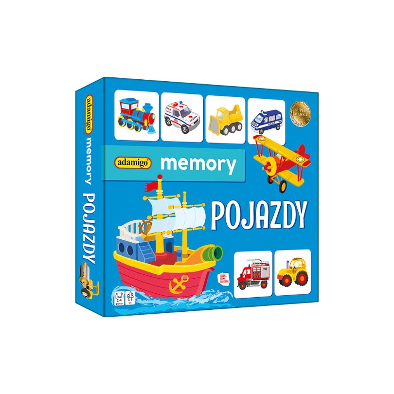 Pojazdy - Memory - gra