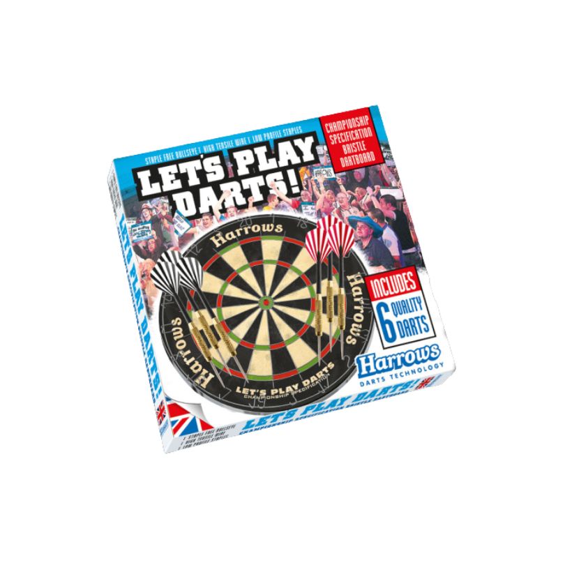 Tarcza do darta sizalowa Harrows Lets Play Darts Game Set - obrazek 2