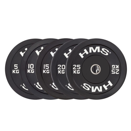 BBR20 BLACK TALERZ OLIMPIJSKI BUMPER 20 KG HMS