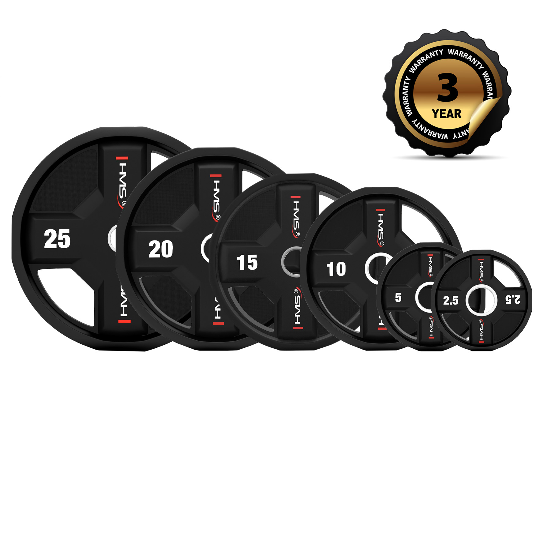 TPC02 TALERZ OLIMPIJSKI POLIURETANOWY CPU 2.5 KG HMS