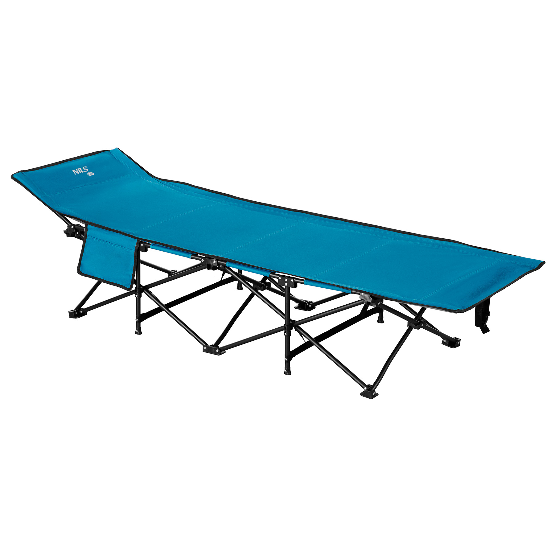 NC2701 ŁÓŻKO POLOWE NIEBIESKIE 188 CM NILS CAMP