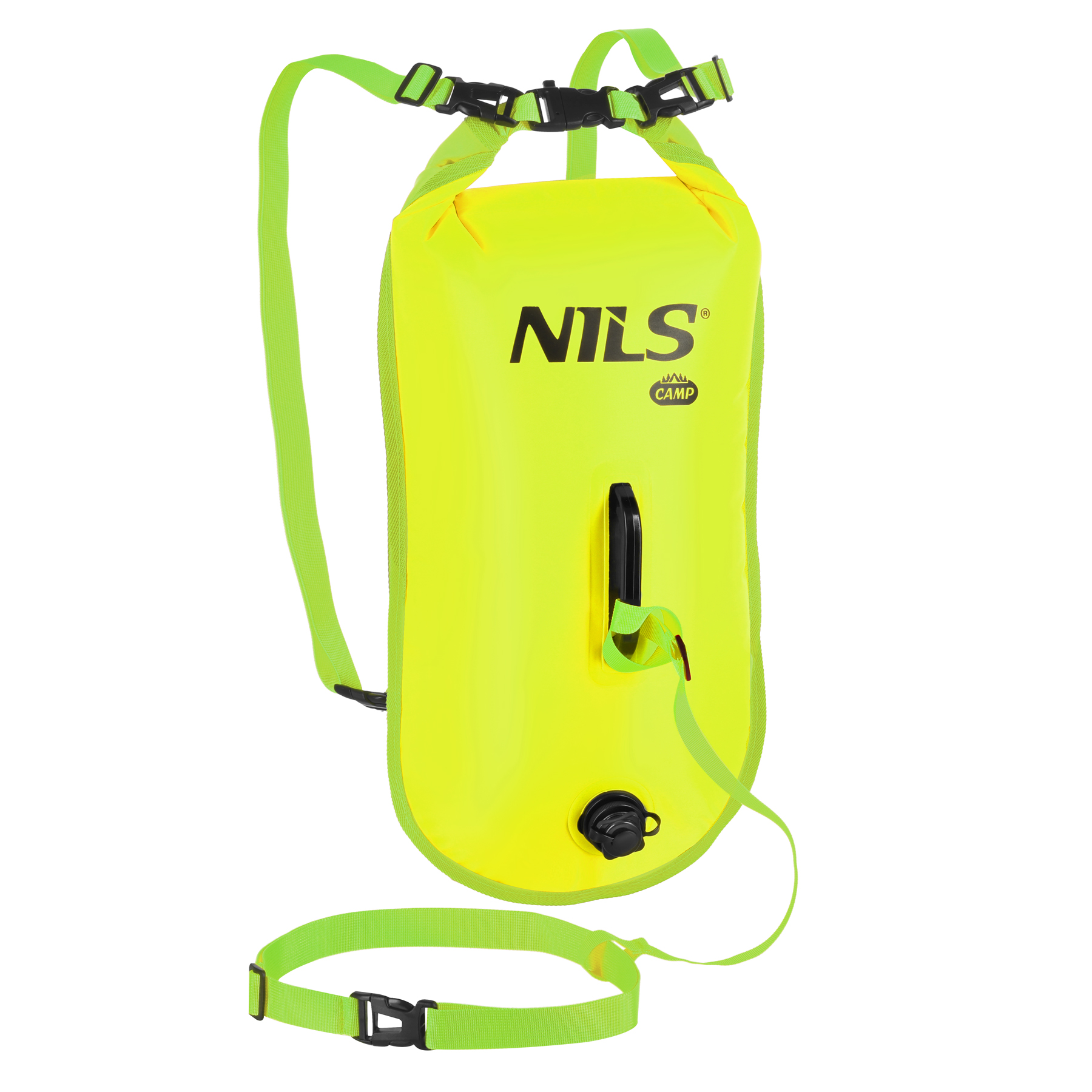 NC1772 DMUCHANA BOJKA DO PŁYWANIA 28L ŻÓŁTA NILS CAMP